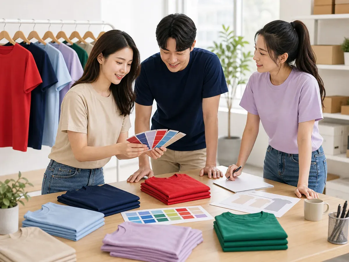 색상과 제작 방향 상담 컷