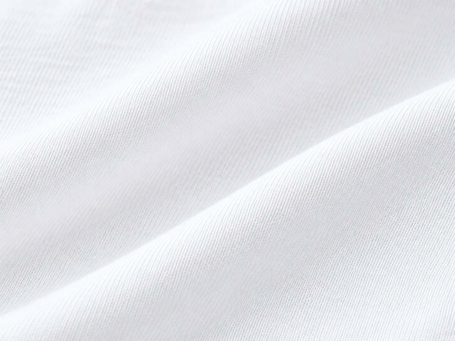 Close-up of 100% cotton 30s single jersey fabric