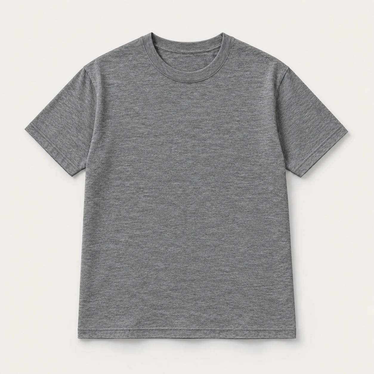 Charcoal short-sleeve T-shirt, front