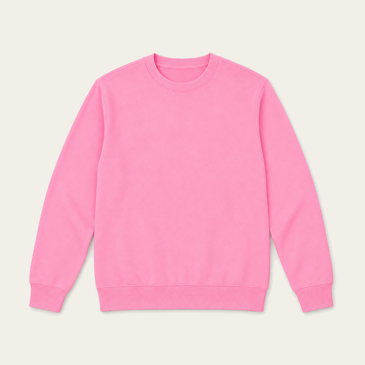 Pink light sweatshirt, front
