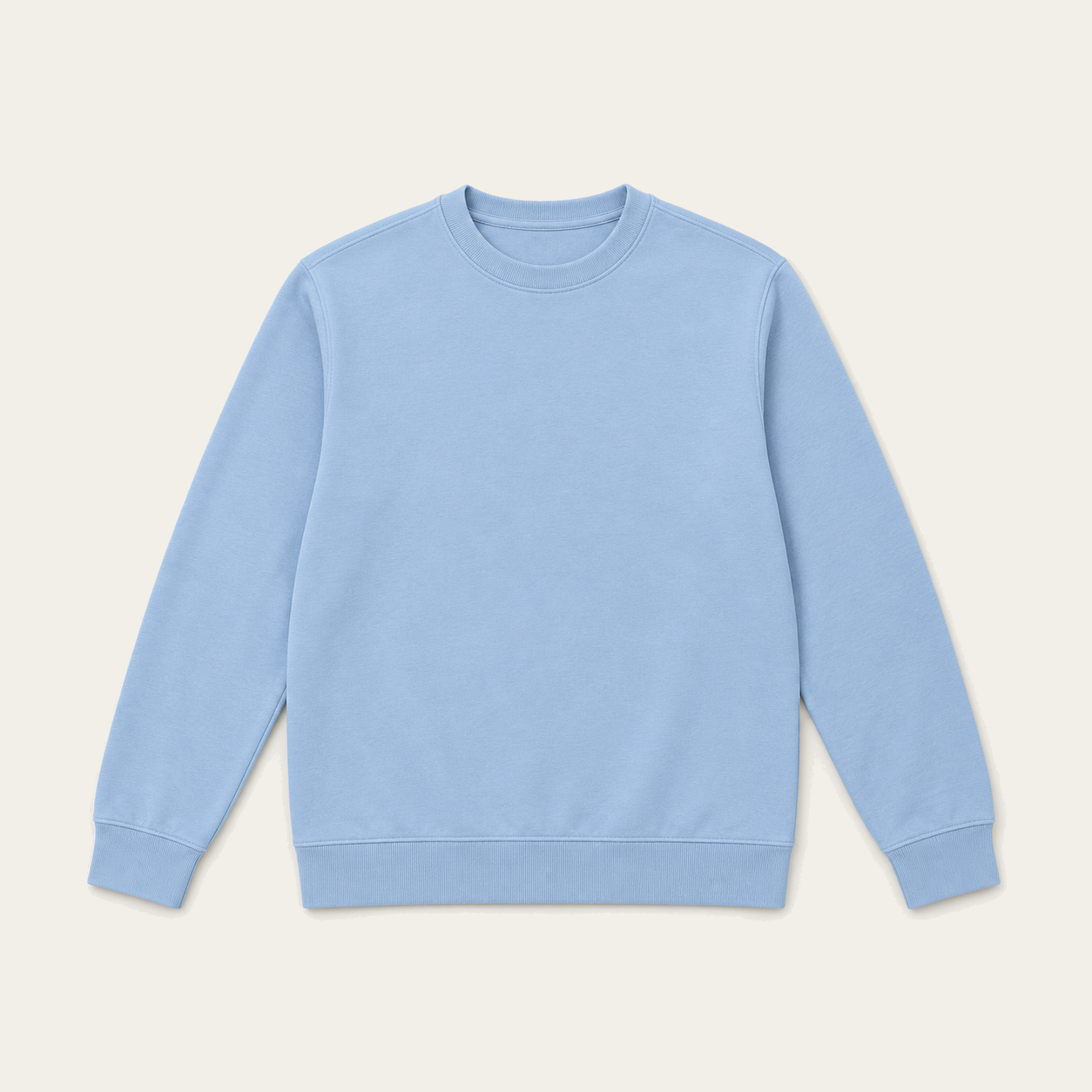 Sky blue light sweatshirt, front