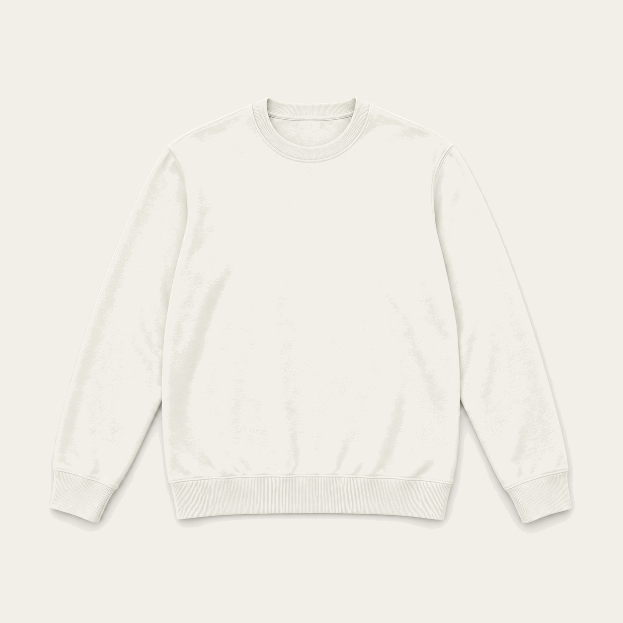 Ivory light sweatshirt, front